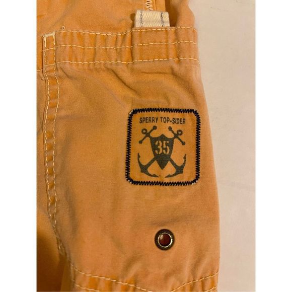 Sperry Top Sider Swim Trunks Sz 34 Orange Board Shorts Bathing Suit - Picture 3 of 10